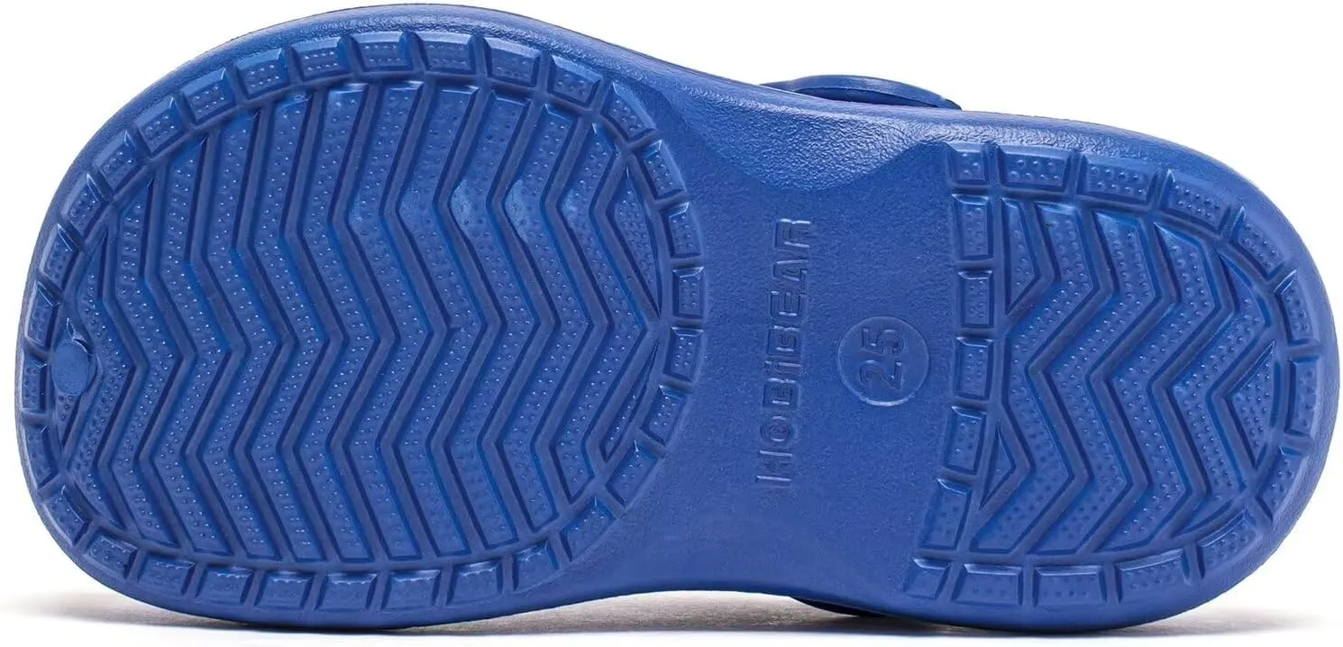 HOBIBEAR Boys and Girls Garden Clogs Slip on Children Sandals Water Shoes for Indoor Outdoor (Toddler/Little Kids)