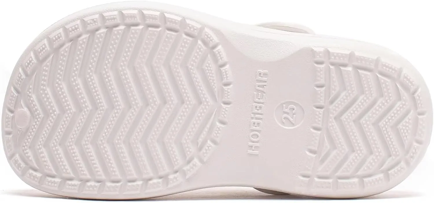 HOBIBEAR Boys and Girls Garden Clogs Slip on Children Sandals Water Shoes for Indoor Outdoor (Toddler/Little Kids)