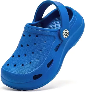 HOBIBEAR Boys and Girls Garden Clogs Slip on Children Sandals Water Shoes for Indoor Outdoor (Toddler/Little Kids)