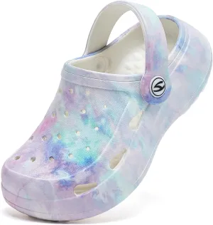 HOBIBEAR Boys and Girls Garden Clogs Slip on Children Sandals Water Shoes for Indoor Outdoor (Toddler/Little Kids)