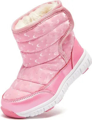 HOBIBEAR Toddler Snow Boots for Boys Girls Kids Outdoor Winter Shoes (Toddler/Little Kid)