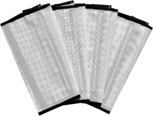 Horse Fly Boots, Leggings for Horses Set of 4, Breathable Mesh Horse Leggins Reduce Stomping & Foot Fatique Pet Supplies (4 Pack/White)