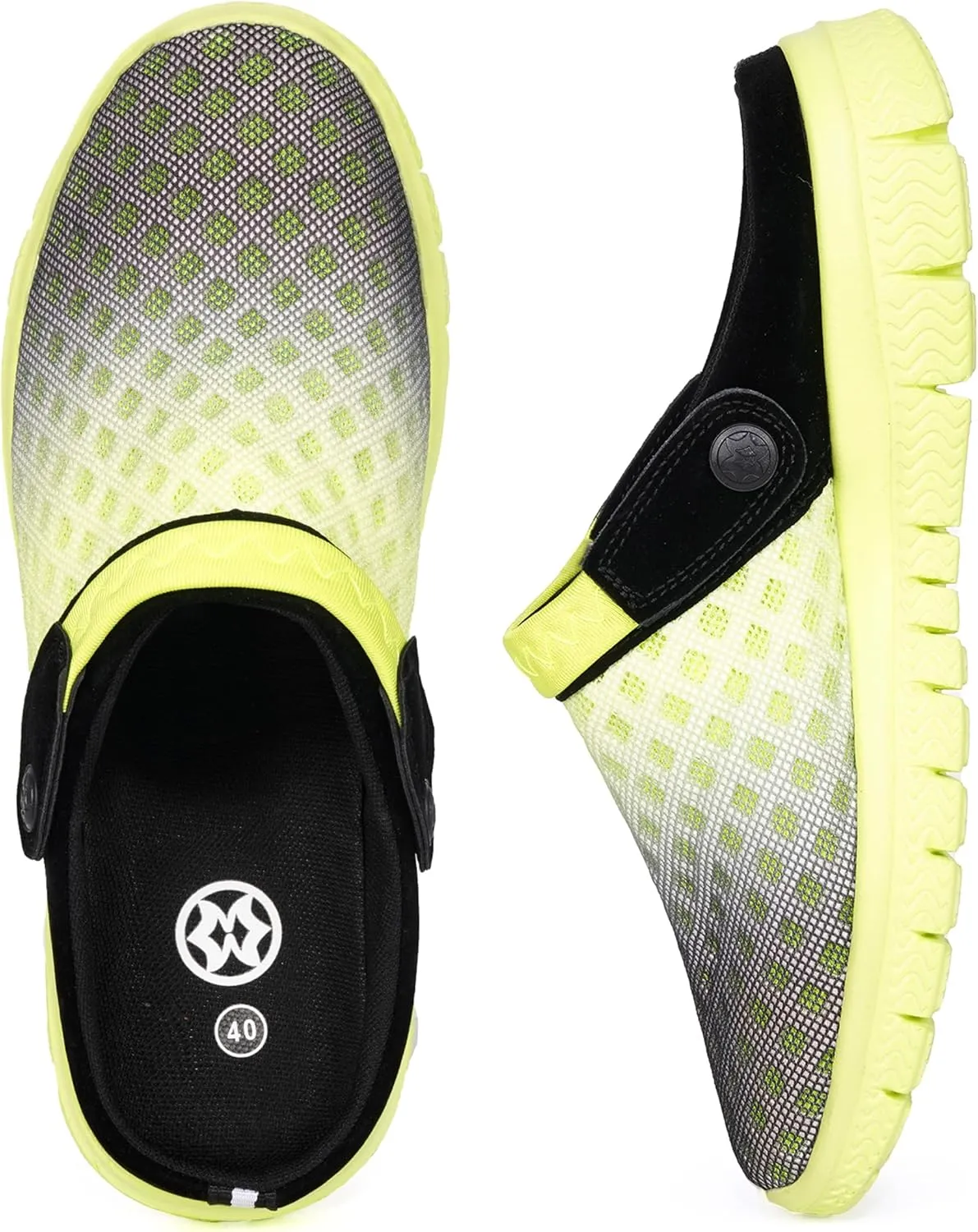 Hsyooes Mens Womens Mules & Clogs Garden Shoes Summer Breathable Mesh Slippers Non-Slip Outdoor Beach Sandals Unisex