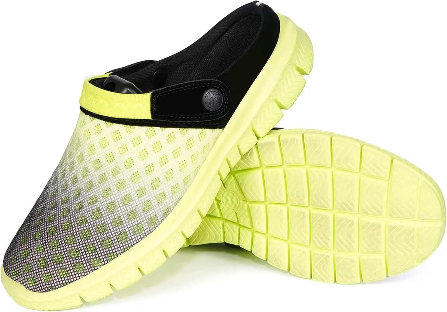 Hsyooes Mens Womens Mules & Clogs Garden Shoes Summer Breathable Mesh Slippers Non-Slip Outdoor Beach Sandals Unisex