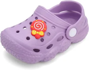 INMINPIN Baby Clogs Garden Shoes Newborn Infant Lightweight Breathable Beach Pool Sandals Non-Slip Baby Boys Girls Water Shower Summer Shoes Splay Naturally