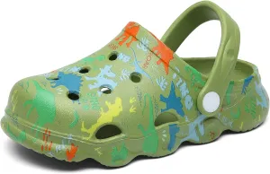 INMINPIN Kids Cute Clogs Cartoon Garden Shoes Boys Girls Slides Slippers Indoor Outdoor Children Water Shower Beach Pool Sandals