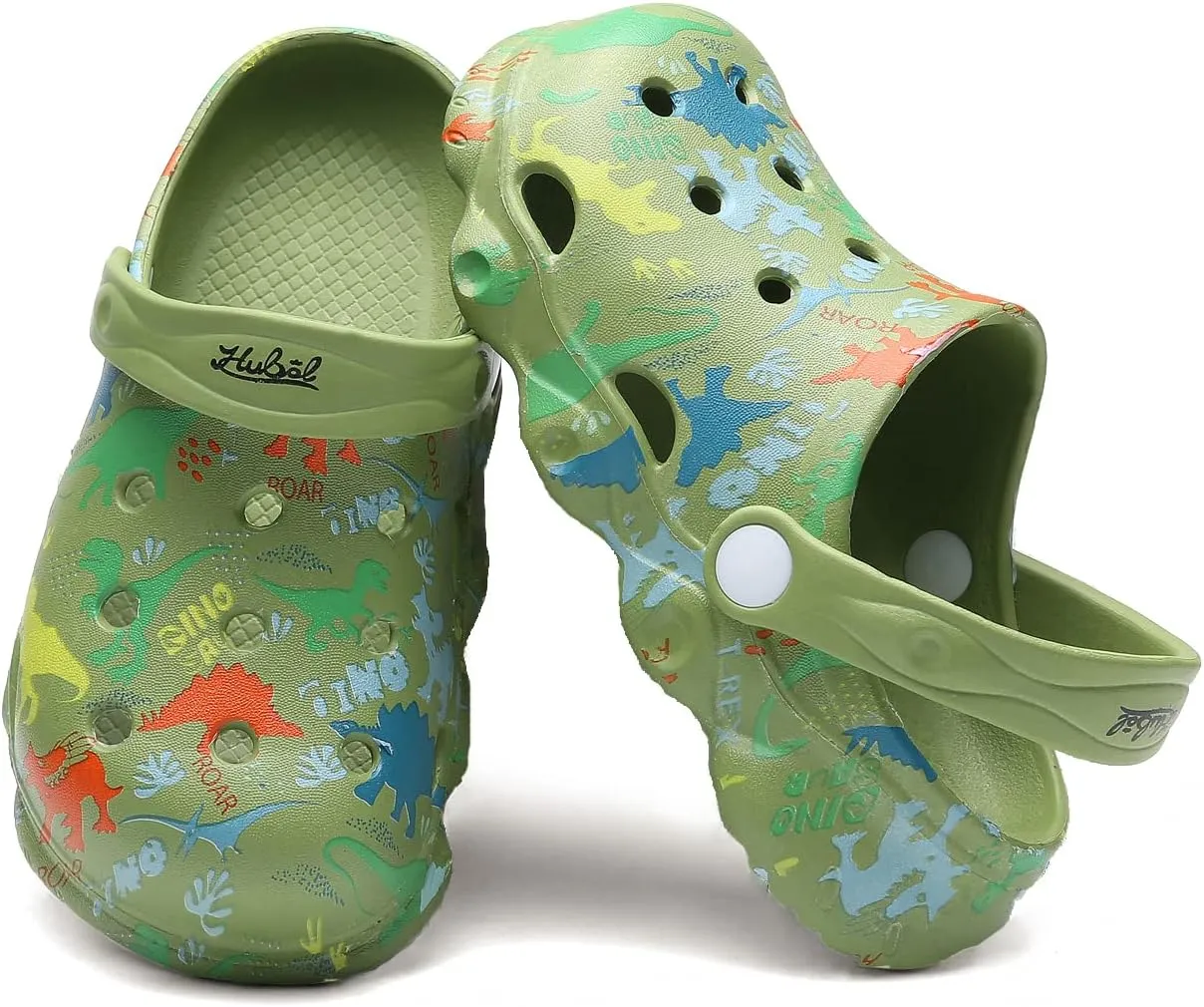INMINPIN Kids Cute Clogs Cartoon Garden Shoes Boys Girls Slides Slippers Indoor Outdoor Children Water Shower Beach Pool Sandals