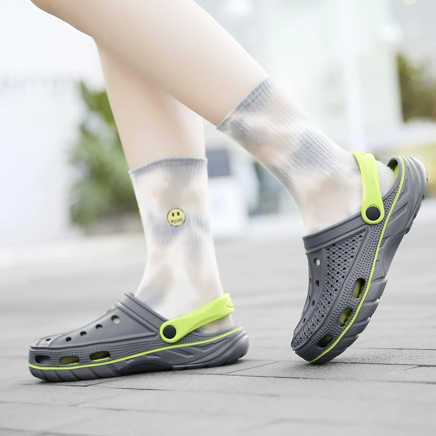 INMINPIN Mens Womens Arch Support Clogs Garden Shoes Cushion Beach Sandals Slippers with Removable Insoles