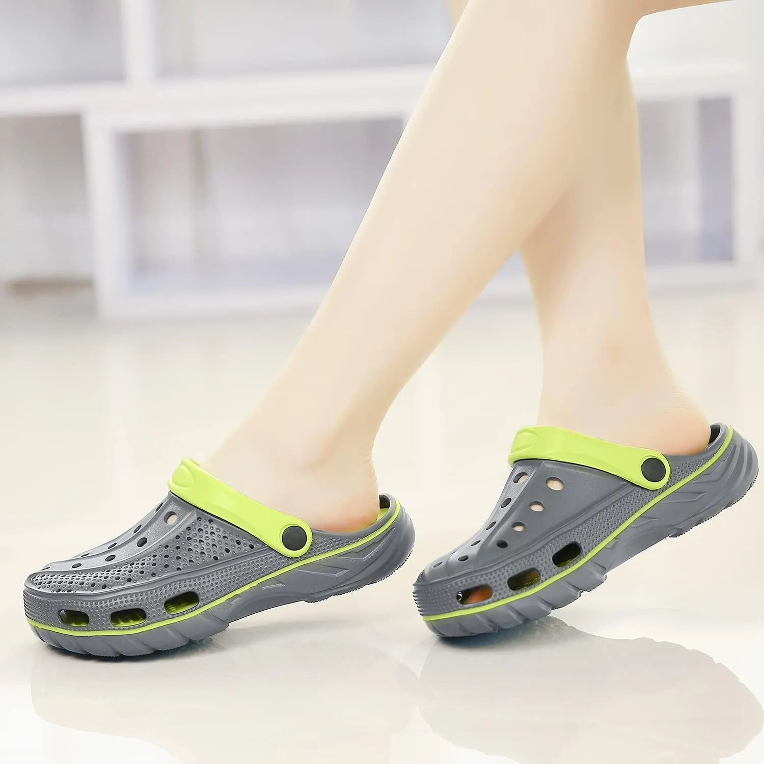 INMINPIN Mens Womens Arch Support Clogs Garden Shoes Cushion Beach Sandals Slippers with Removable Insoles