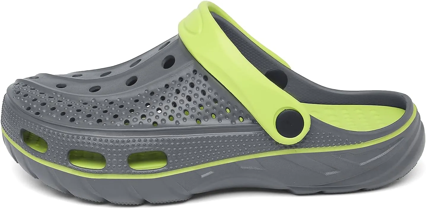 INMINPIN Mens Womens Arch Support Clogs Garden Shoes Cushion Beach Sandals Slippers with Removable Insoles