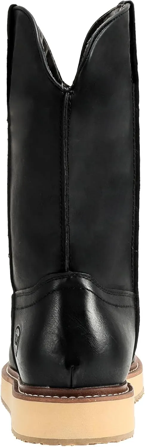IUV Cowboy Boots For Men Western Boot Durable Fashionable Retro Classic Slip Resistant Work Casual Boots