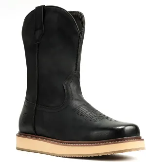 IUV Cowboy Boots For Men Western Boot Durable Fashionable Retro Classic Slip Resistant Work Casual Boots