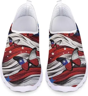 Jeiento Christmas Shoes for Womens Girls Walking Shoes Tennis Shoes Breathable Comfortable Athletic Running Shoe US 5.5-11.5