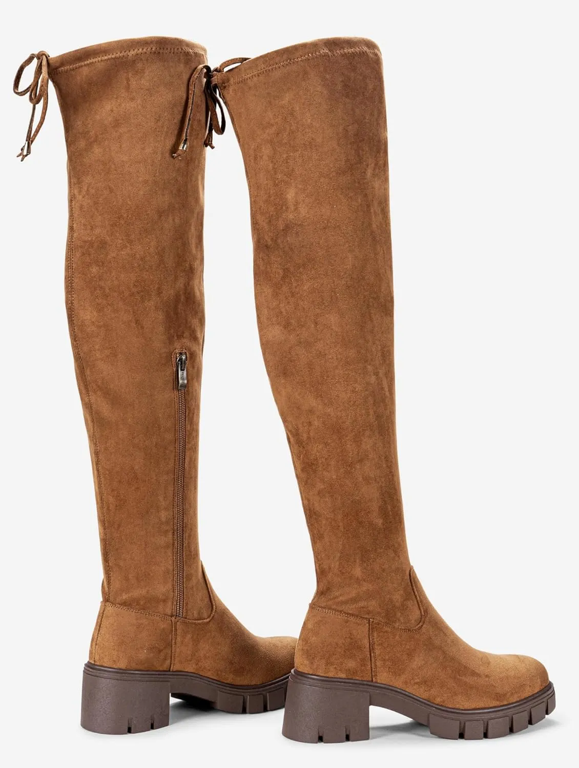 Jeossy Women's 990 Over The Knee High Boots Platform Thigh High Round Toe Long Boots