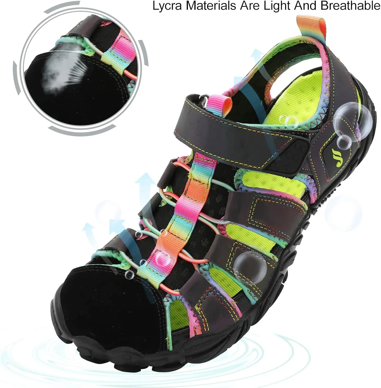 JIASUQI Athletic Hiking Water Shoes Barefoot Aqua Swim Sports Sandals Walking Shoes for Women Men