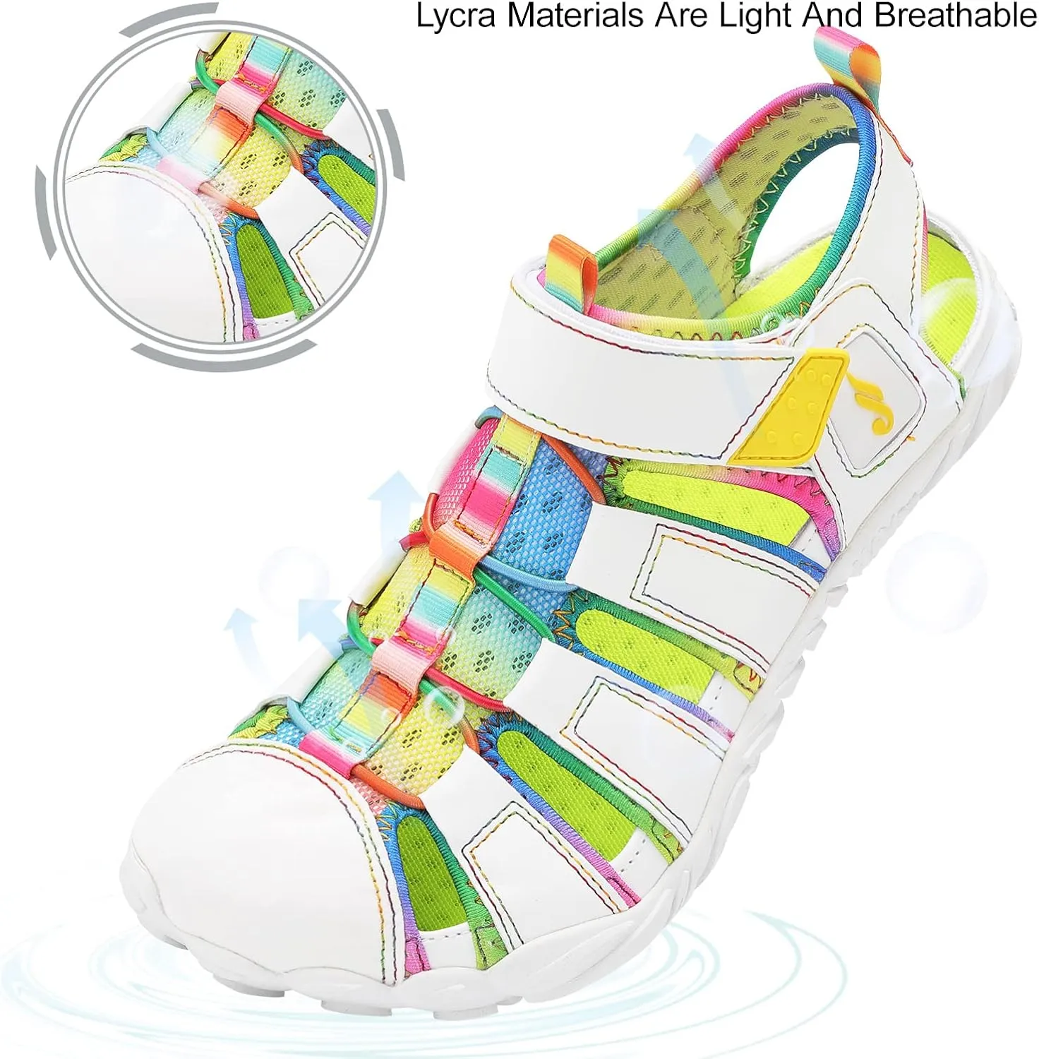 JIASUQI Athletic Hiking Water Shoes Barefoot Aqua Swim Sports Sandals Walking Shoes for Women Men