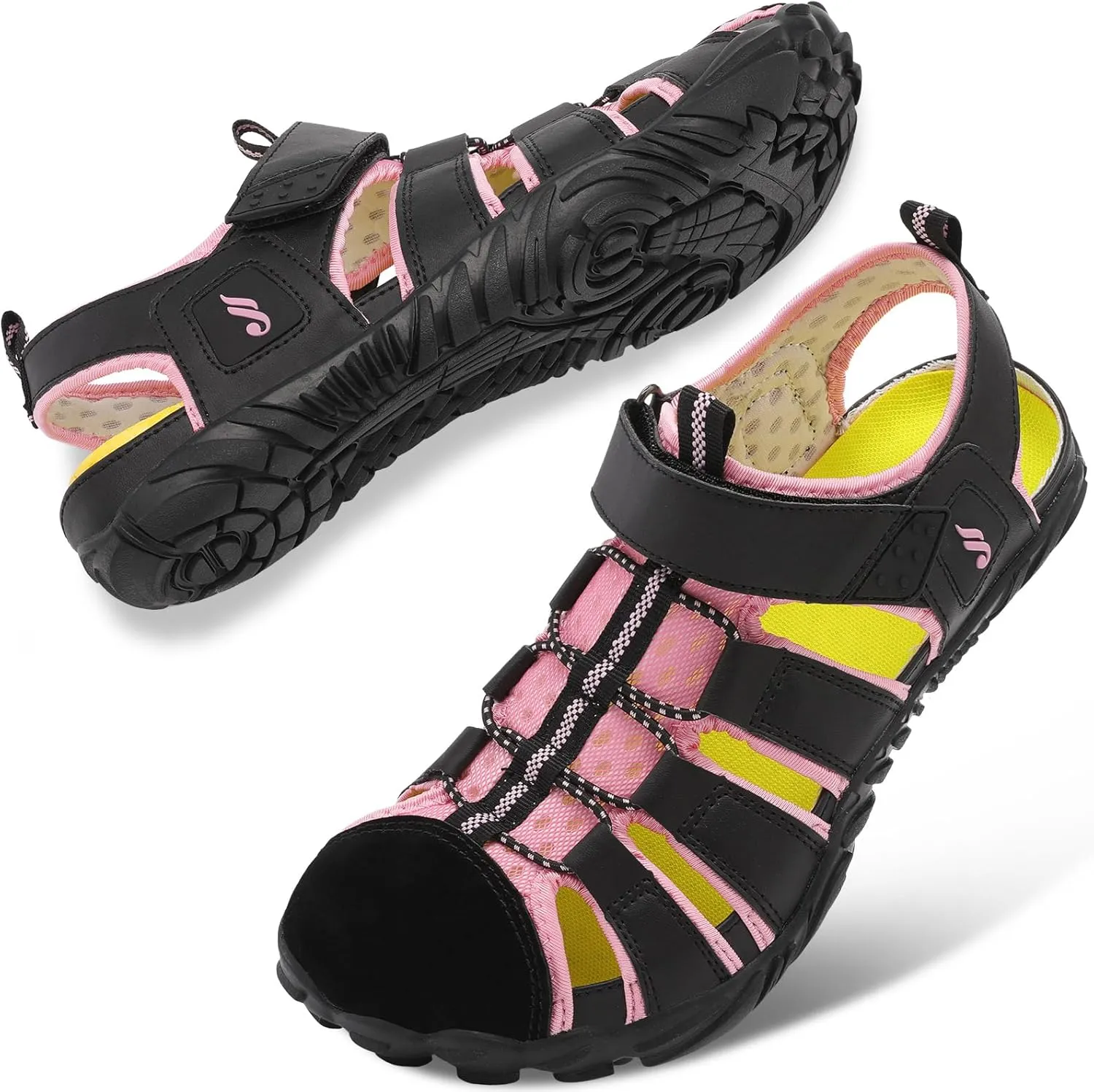 JIASUQI Athletic Hiking Water Shoes Barefoot Aqua Swim Sports Sandals Walking Shoes for Women Men
