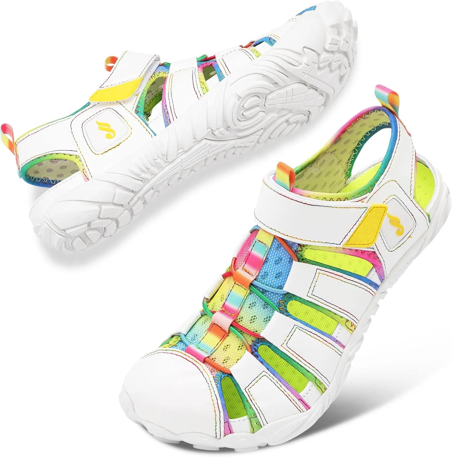 JIASUQI Athletic Hiking Water Shoes Barefoot Aqua Swim Sports Sandals Walking Shoes for Women Men