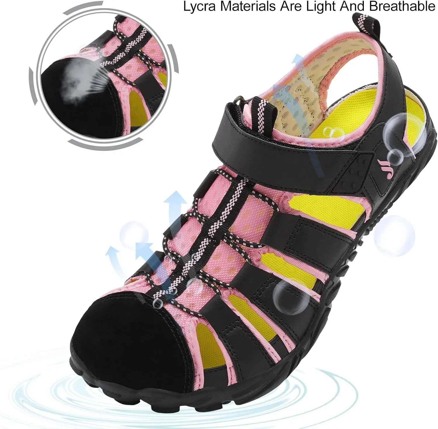 JIASUQI Athletic Hiking Water Shoes Barefoot Aqua Swim Sports Sandals Walking Shoes for Women Men