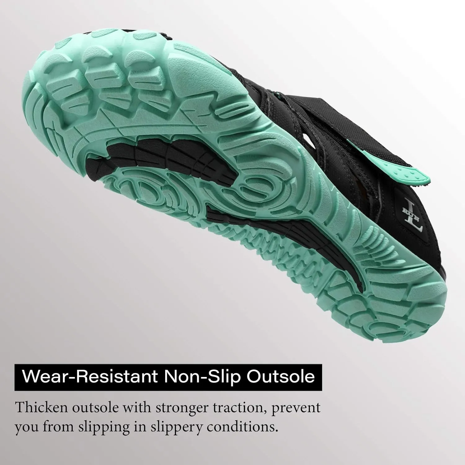 JIASUQI Athletic Hiking Water Shoes Barefoot Aqua Swim Sports Sandals Walking Shoes for Women Men