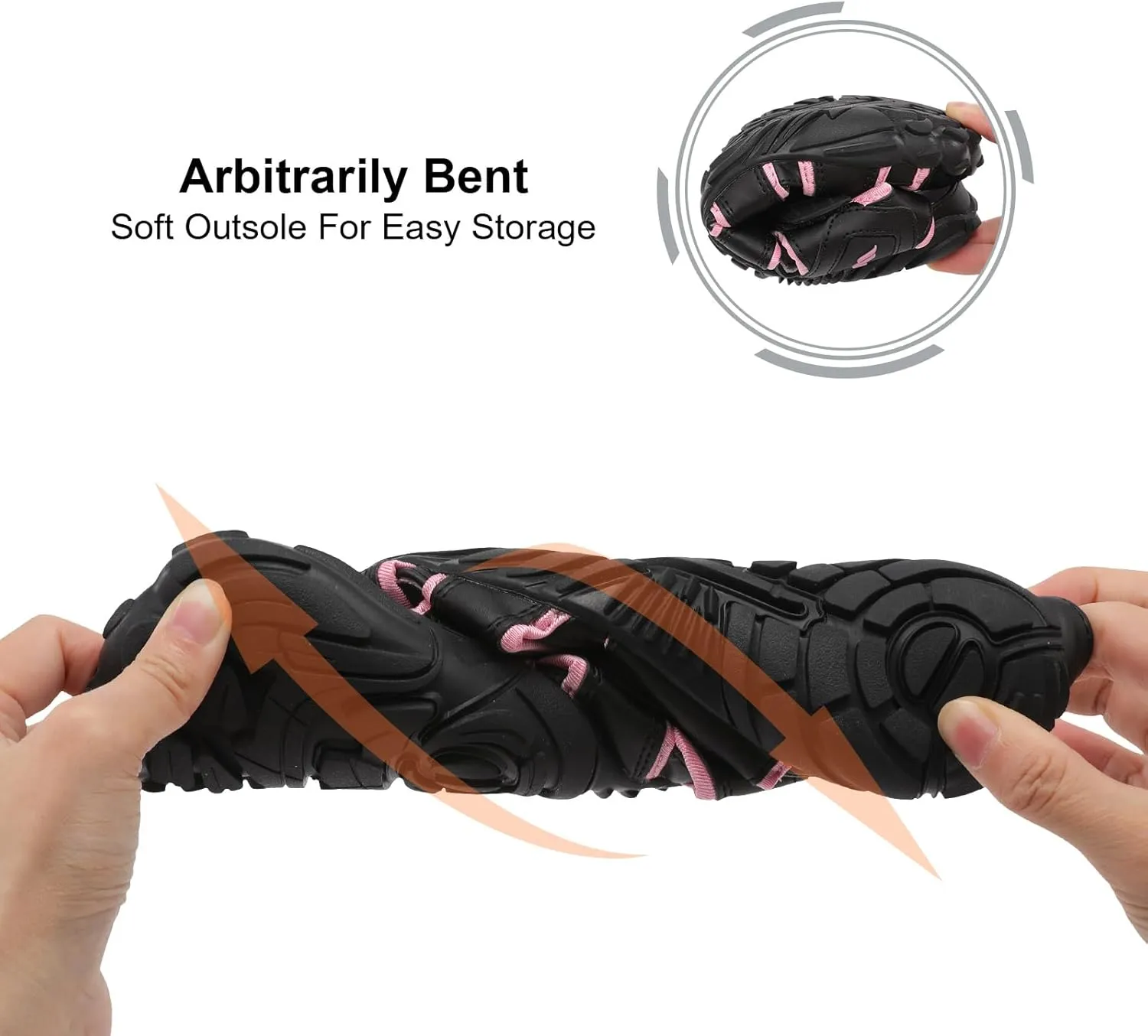 JIASUQI Athletic Hiking Water Shoes Barefoot Aqua Swim Sports Sandals Walking Shoes for Women Men
