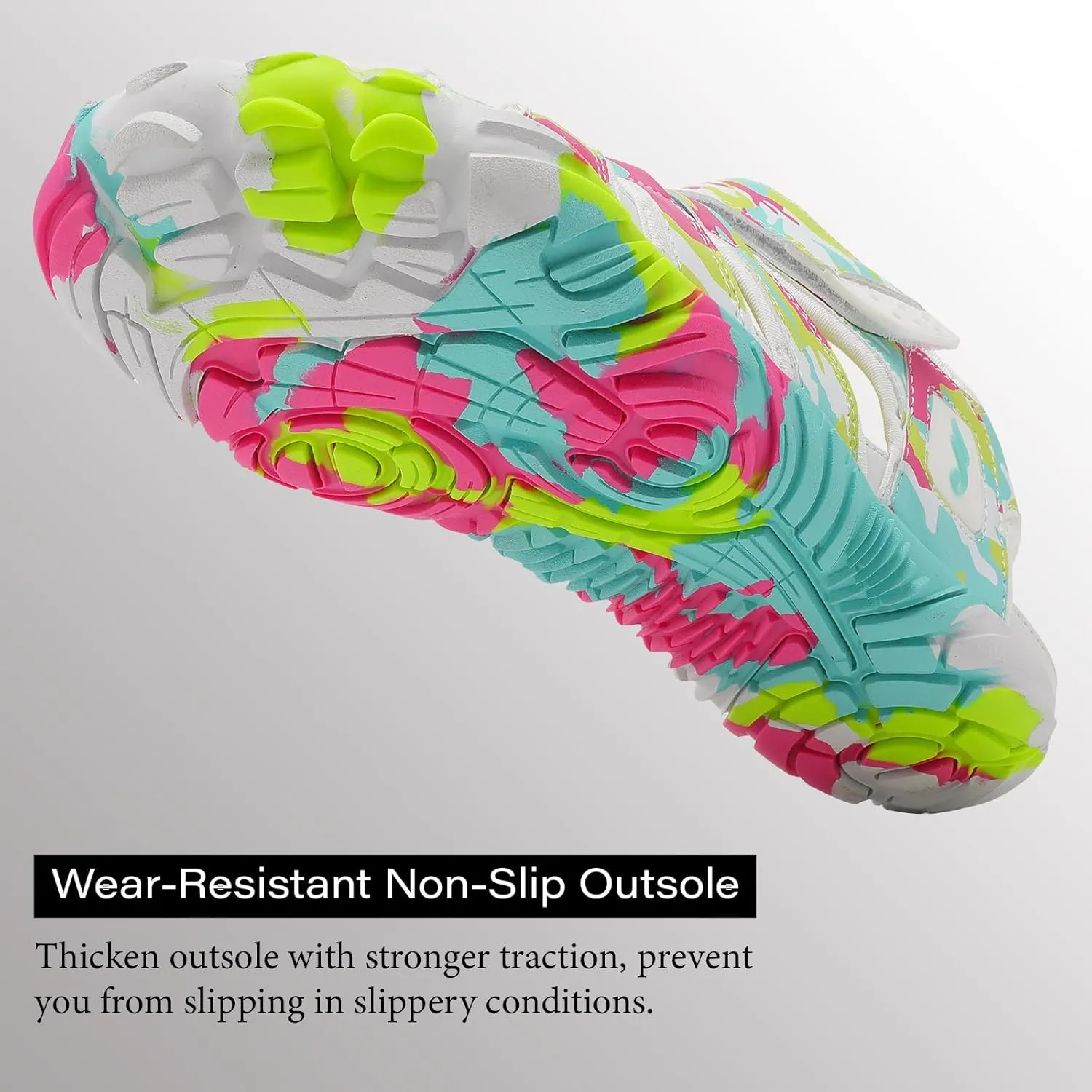 JIASUQI Athletic Hiking Water Shoes Barefoot Aqua Swim Sports Sandals Walking Shoes for Women Men