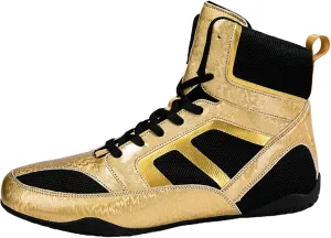 JiuQing Wrestling Shoes Mens Barefoot Fitness Training Boots Non-Slip Breathable Weightlifting Boxing Shoes