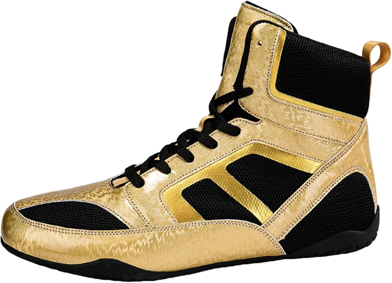 JiuQing Wrestling Shoes Mens Barefoot Fitness Training Boots Non-Slip Breathable Weightlifting Boxing Shoes