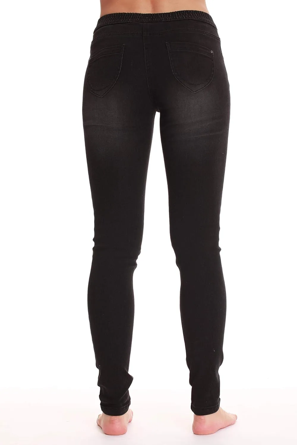 Just Love Denim Jeggings for Women with Pockets Comfortable Stretch Jeans Leggings