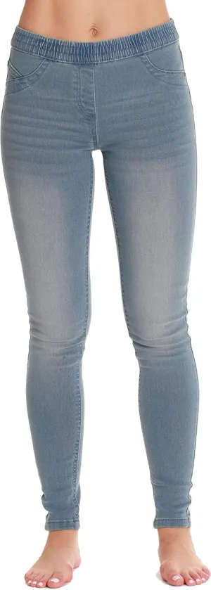 Just Love Denim Jeggings for Women with Pockets Comfortable Stretch Jeans Leggings