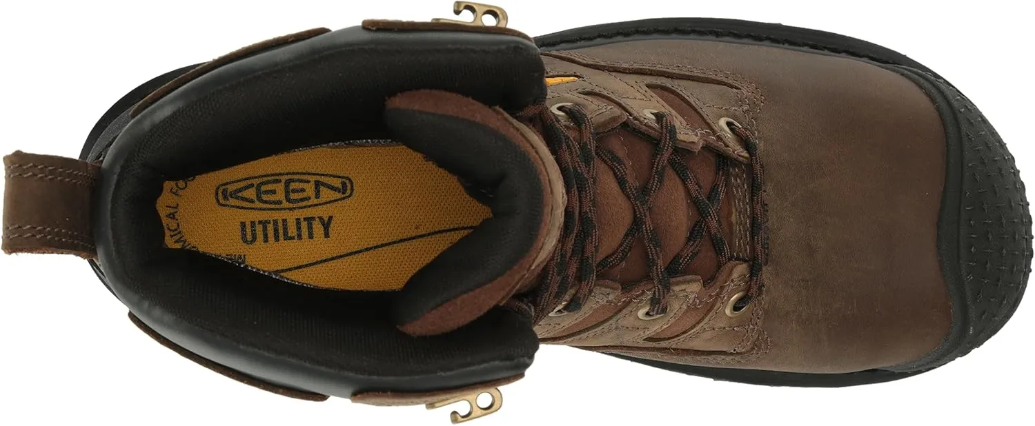 KEEN Utility Men's CSA Camden 6” Composite Toe Waterproof Heavy Duty Work Boots
