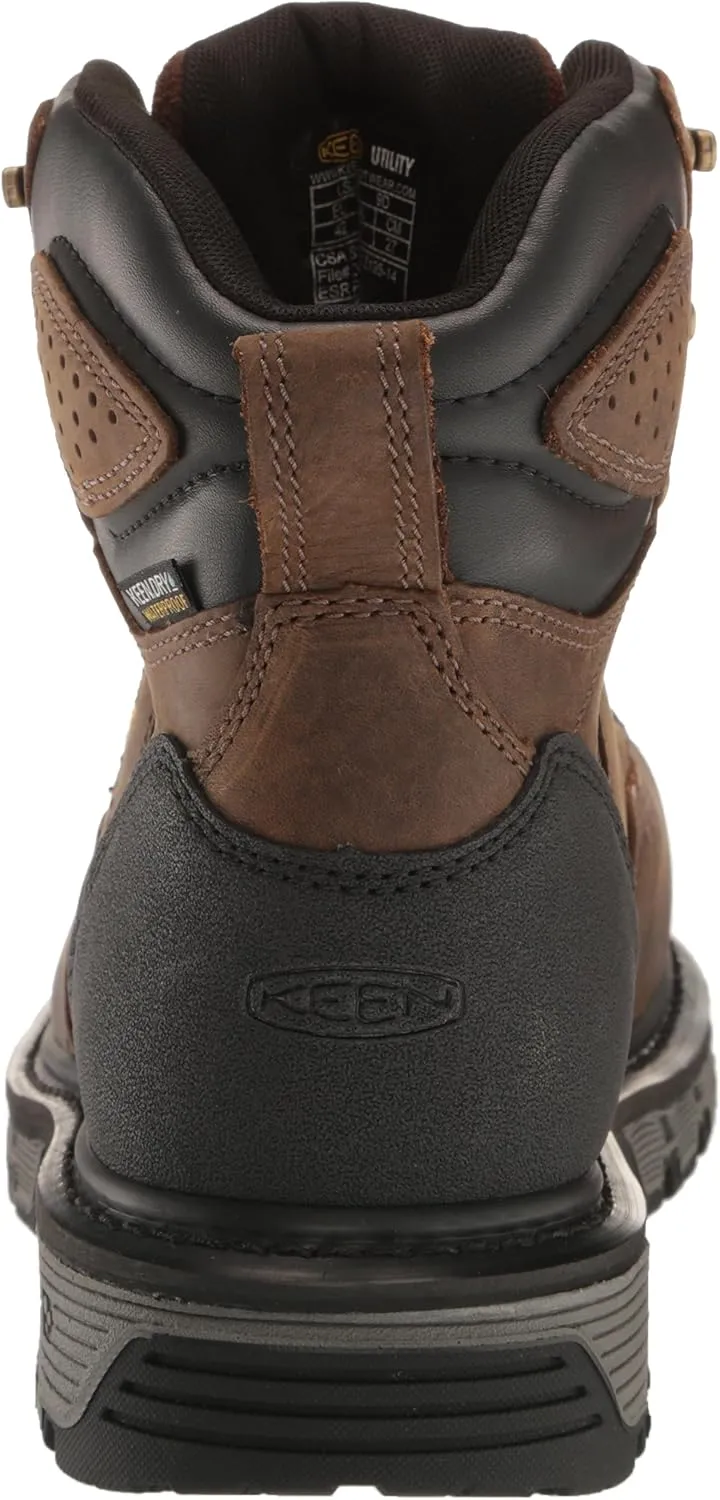 KEEN Utility Men's CSA Camden 6” Composite Toe Waterproof Heavy Duty Work Boots