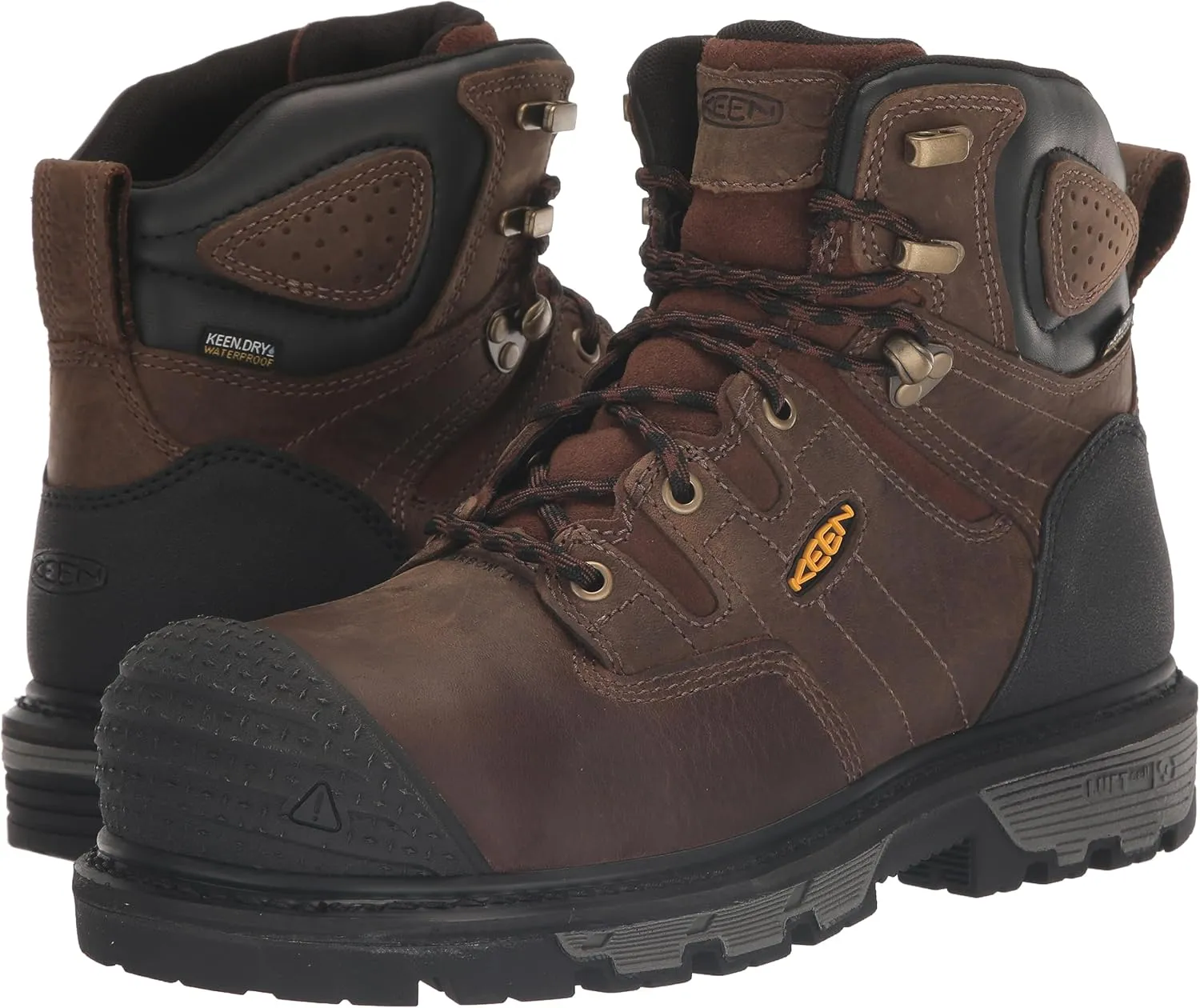 KEEN Utility Men's CSA Camden 6” Composite Toe Waterproof Heavy Duty Work Boots