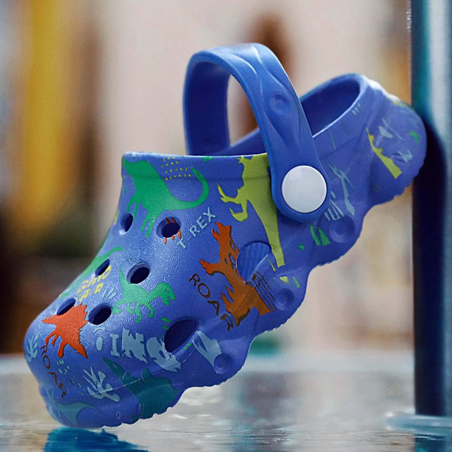 Kid Garden Clogs Slip On Shoes Boys Girls Sandals Cute Cartoon Water Shower Slippers