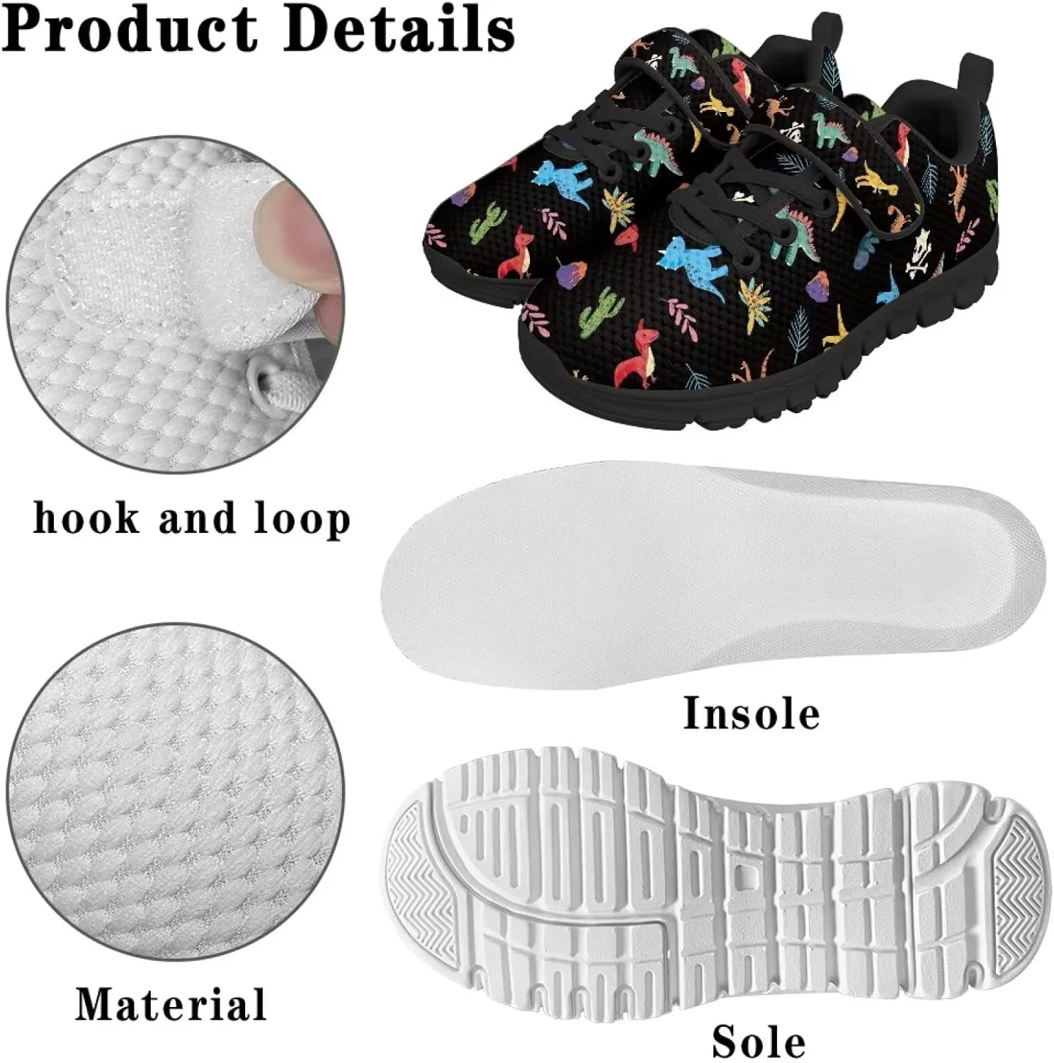 Kids Sneakers for Boys Girls Lightweight Mesh Sport Shoes Breathable Comfortable Running Tennis Athletic Shoes