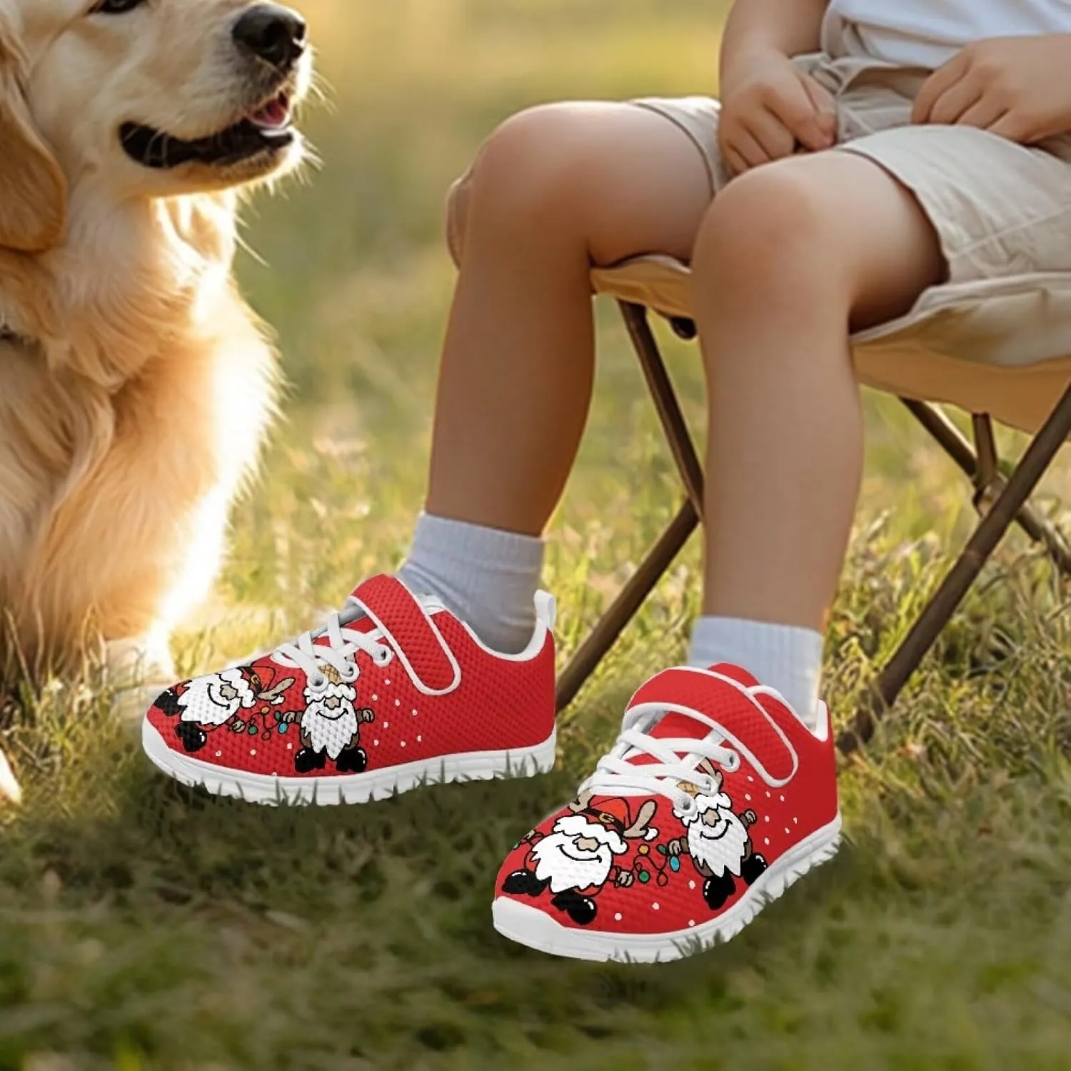 Kids Sneakers Lightweight Breathable Boys Girls Tennis Shoes for Running Athletic Walking Sports Slip On Shoes