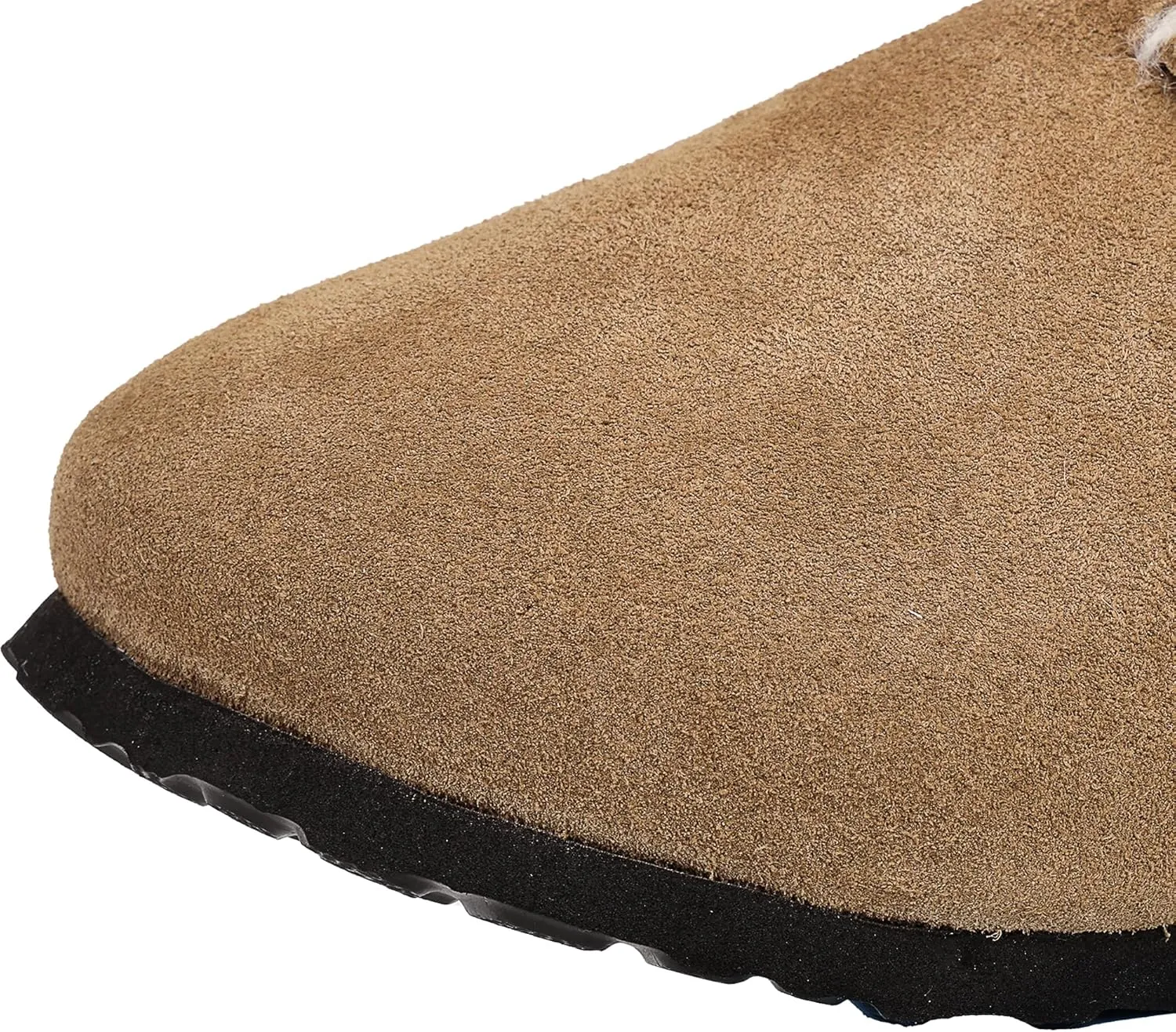 Kids Suede Clogs Toddler Clogs Boys Girls Sandals Cork Adjustable Buckle Mules