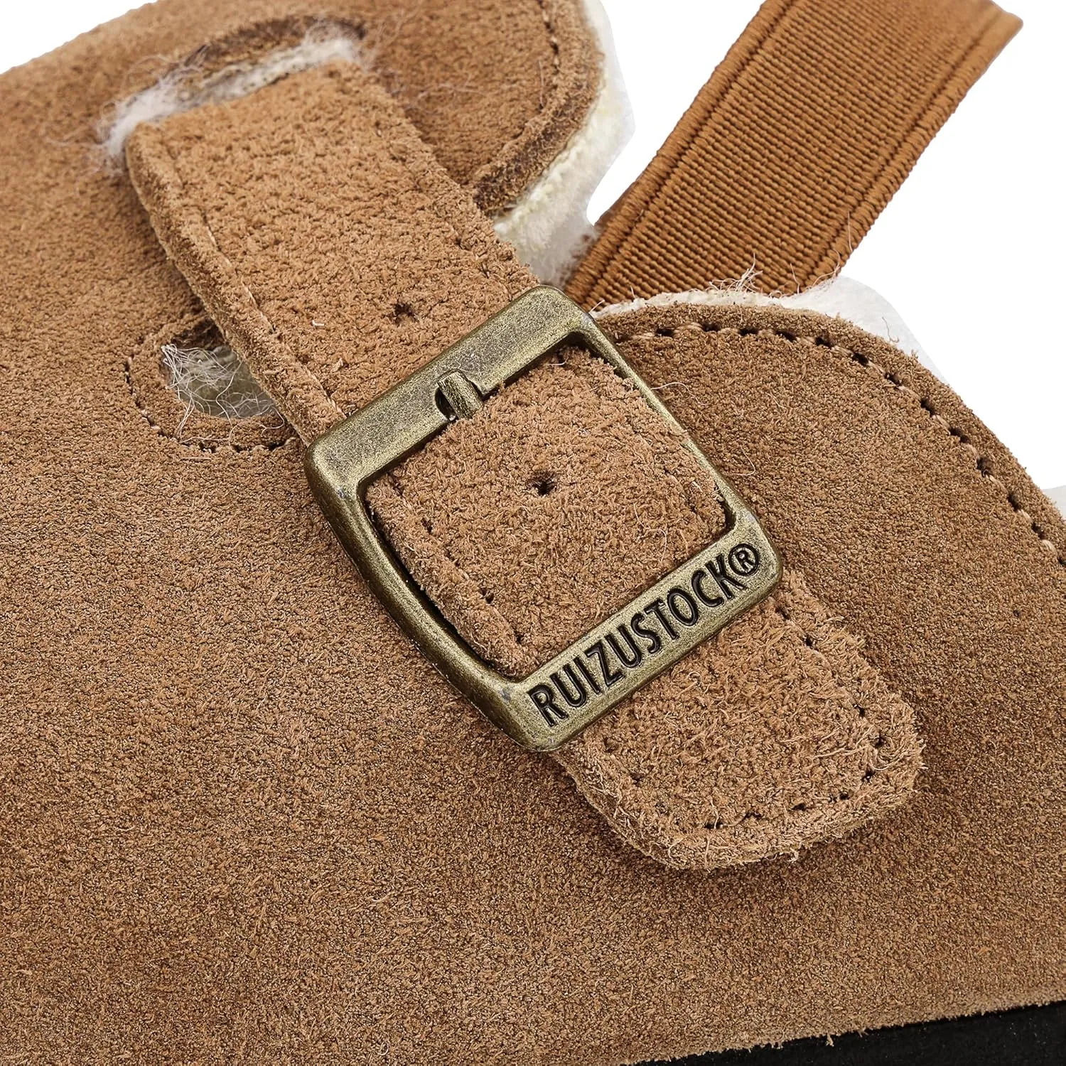 Kids Suede Clogs Toddler Clogs Boys Girls Sandals Cork Adjustable Buckle Mules