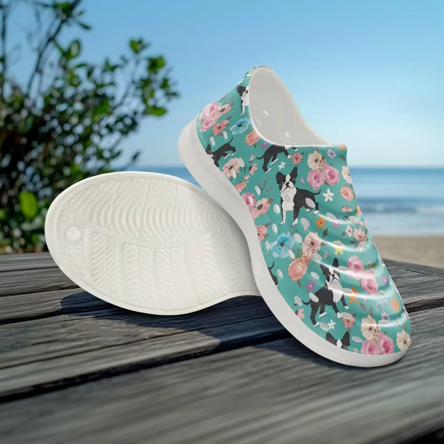 Kids Water Shoes for Boys Girls Cartoon Quick-Dry Water Sandals Slip-On for Swimming, Beach & Garden Play