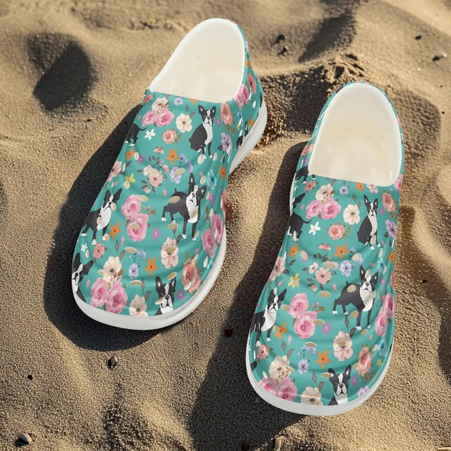 Kids Water Shoes for Boys Girls Cartoon Quick-Dry Water Sandals Slip-On for Swimming, Beach & Garden Play