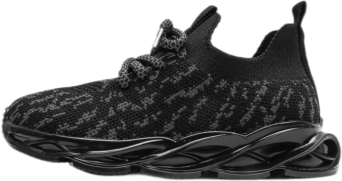 kkdom Toddler Boys Girls Shoes Lightweight Breathable Sneakers Kids Athletic Tennis Shoes for Running Walking