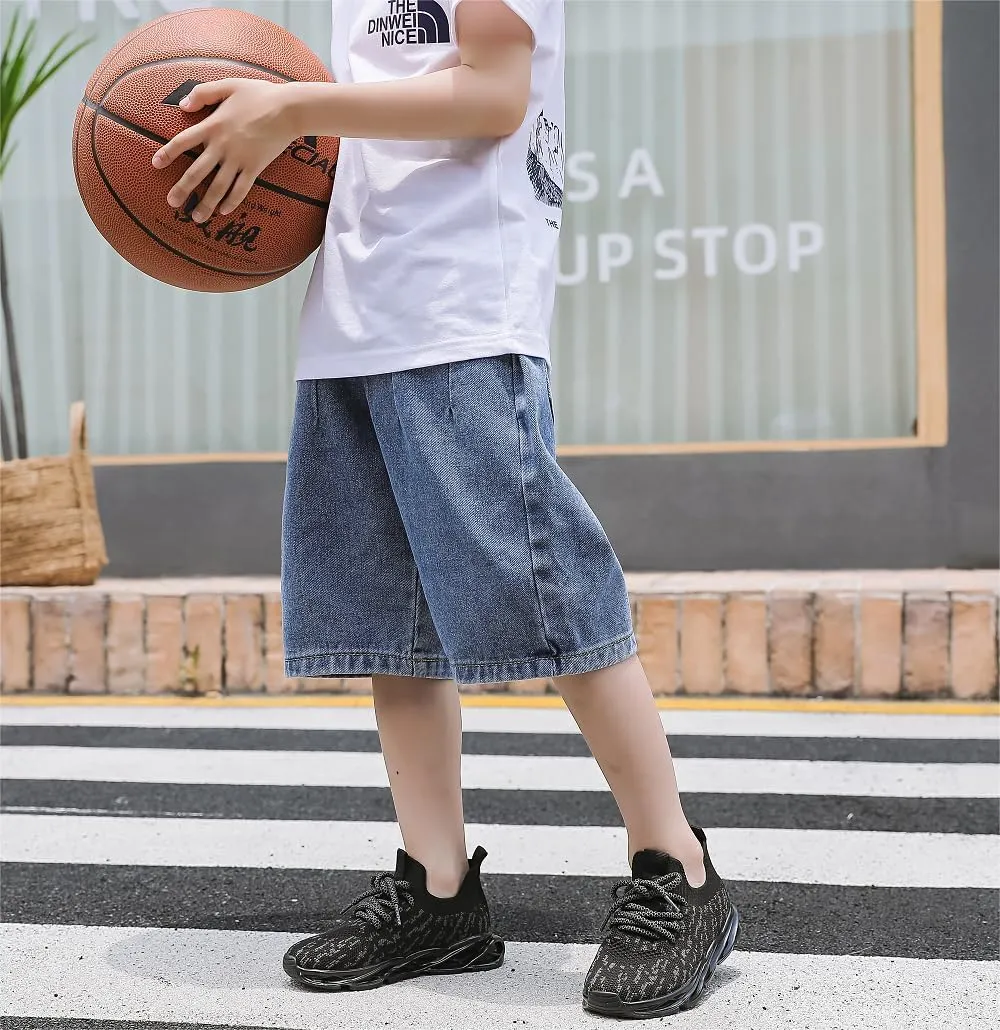 kkdom Toddler Boys Girls Shoes Lightweight Breathable Sneakers Kids Athletic Tennis Shoes for Running Walking