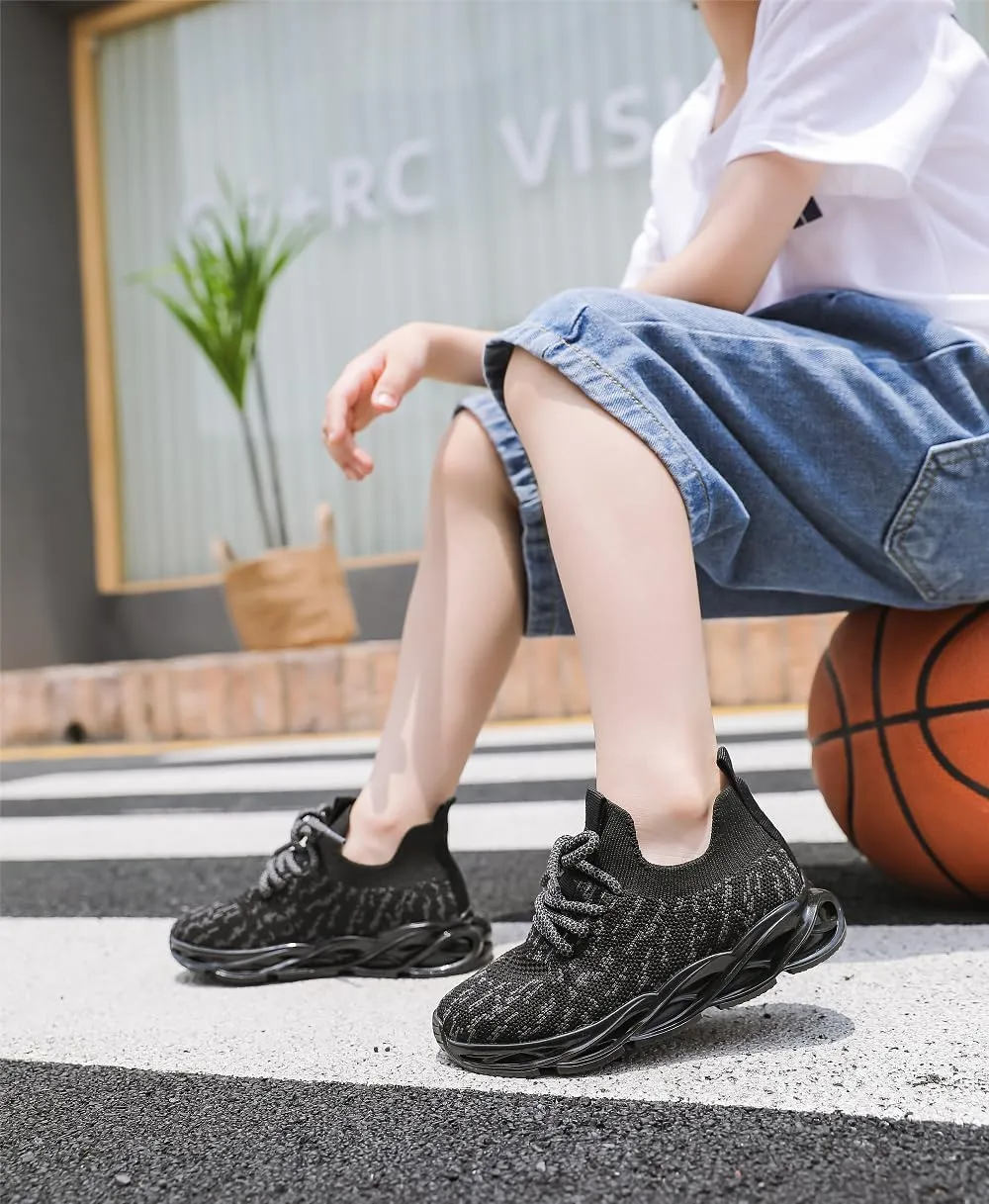kkdom Toddler Boys Girls Shoes Lightweight Breathable Sneakers Kids Athletic Tennis Shoes for Running Walking