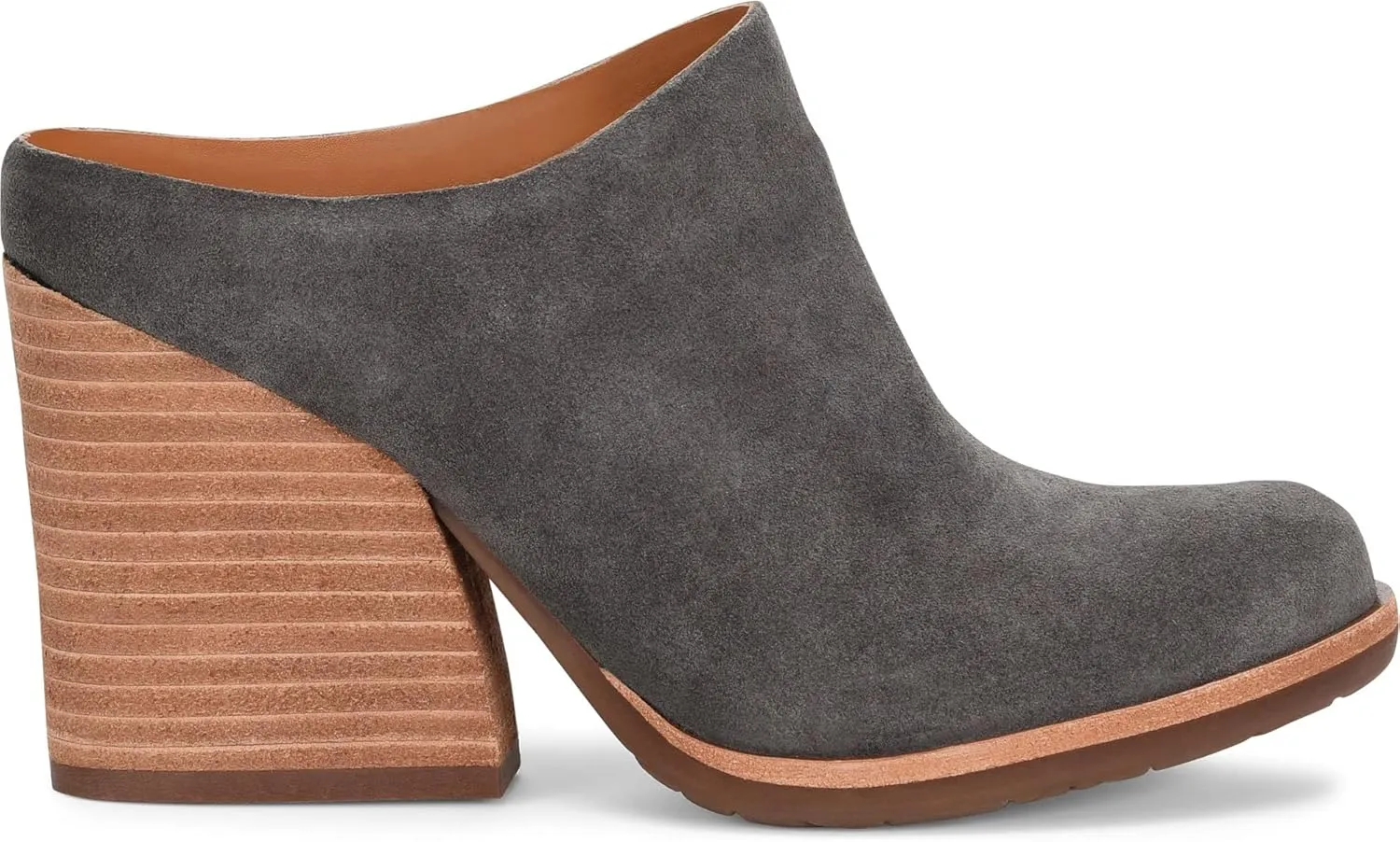 KORK-EASE Challis Heeled Mule - Contemporary Mule with Sculpted Chunky Heel