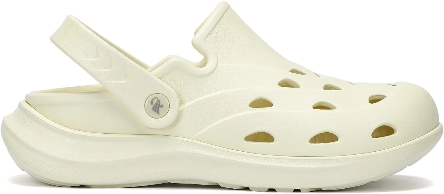 Kricely Clogs for Men with Arch Support Shower Hiking Sandals for Beach Water, Recovery Plantar Fasciitis Orthotic Slides