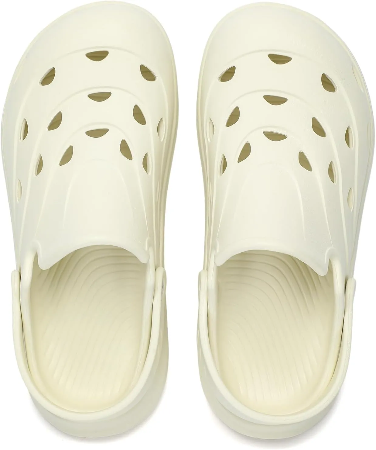 Kricely Clogs for Men with Arch Support Shower Hiking Sandals for Beach Water, Recovery Plantar Fasciitis Orthotic Slides