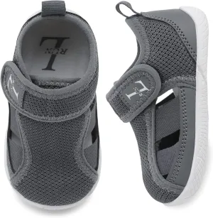 L-RUN Toddler Shoes Barefoot Kids Sneakers Wide Minimalist Boys Girls Summer Footwear for Indoor Outdoor Walking Running