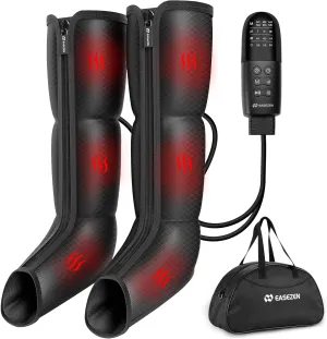 Leg Compression Massager with Heat for Circulation, Medical-Grade Compression Boots, Edema Relief for Legs/Feet, FSA HSA Eligible, Foot/Calf Therapy, Post-Surgery & Sports Recovery, Gifts for Mom Her