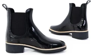 Lemon Jelly Women's Chelsea Boots - Casual, Lemon-Scented Rain Boots - Water-Friendly Ankle Booties - Comfortable Slip-On Boots - Trendy Shoe for Ladies or Girls