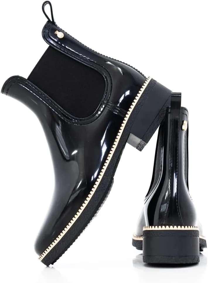 Lemon Jelly Women's Chelsea Boots - Casual, Lemon-Scented Rain Boots - Water-Friendly Ankle Booties - Comfortable Slip-On Boots - Trendy Shoe for Ladies or Girls